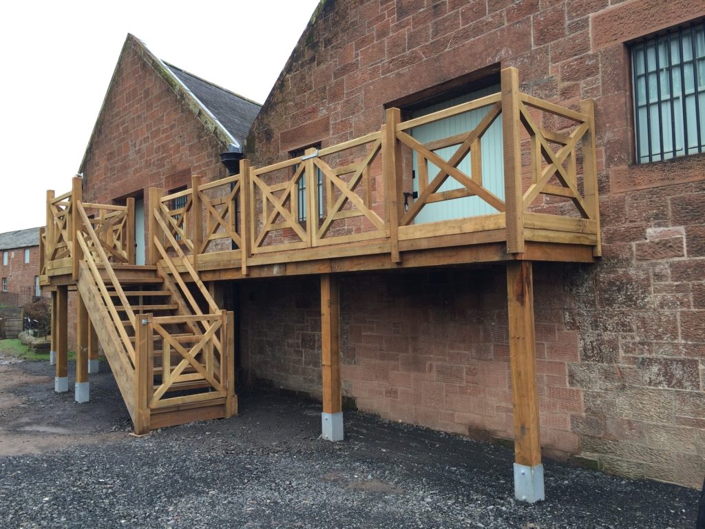 Outside of Annandale Distillery