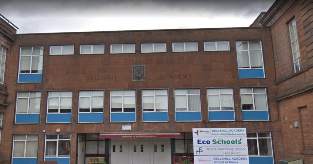 Outside of Bellshill Academy