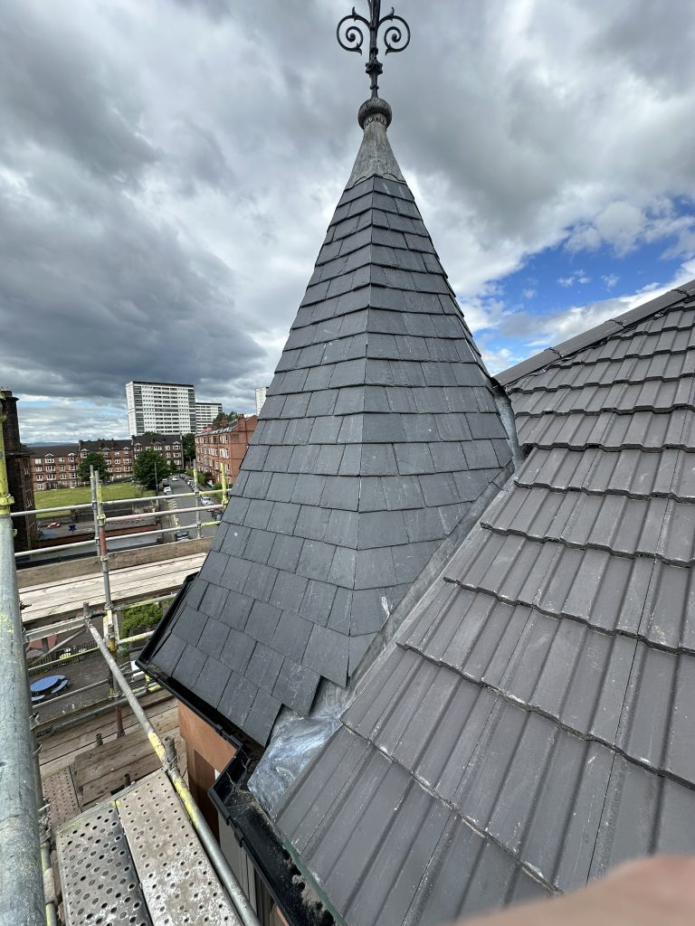 Roof of building at Thornwood Avenue