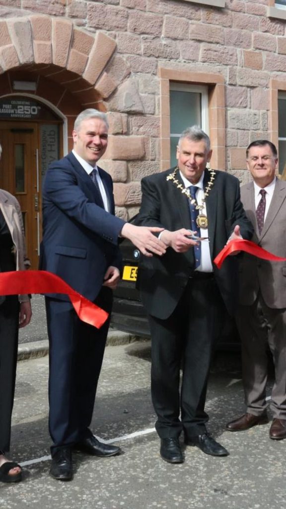 The opening of the newly restored King George VI Building in Port Glasgow