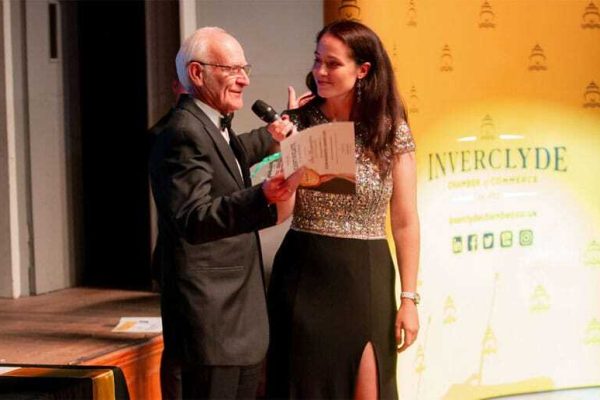 Ian MacNaughton accepting the Lifetime Achievement Awards at ICON Awards 2025.