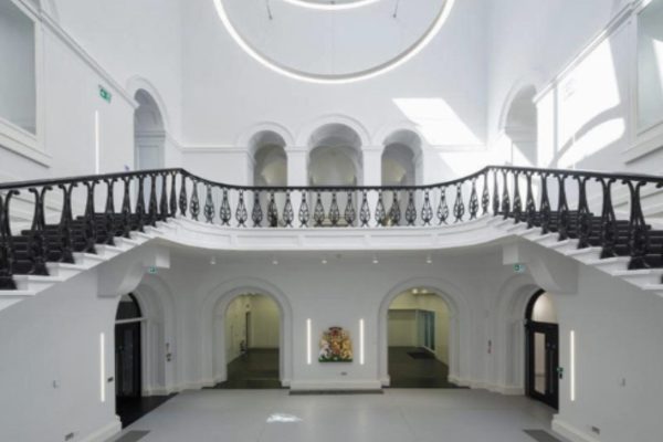 Inside of refurbished Custom House, Greenock, Inverclyde, Scotland